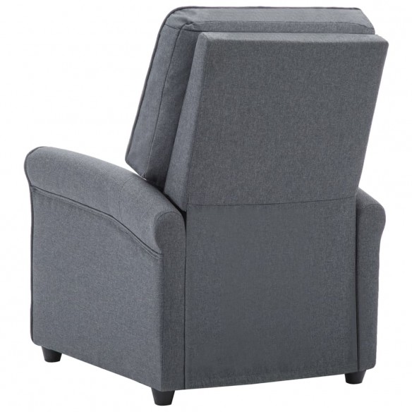 Fauteuil électrique de massage Gris foncé Tissu