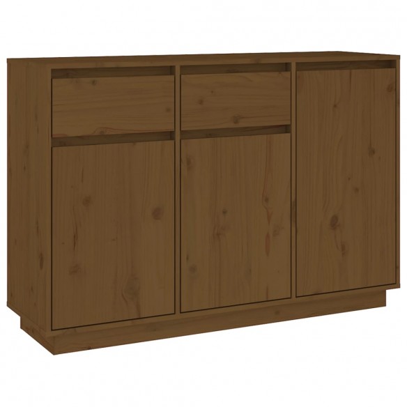 Buffet Marron miel 110x34x75 cm Bois massif de pin