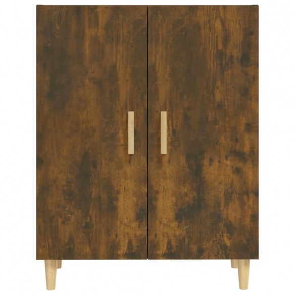 Buffet Chêne fumé 70x34x90 cm Bois d'ingénierie