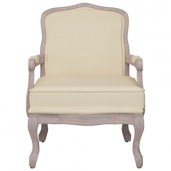 Chaise de canapé beige 64x64x90 cm lin