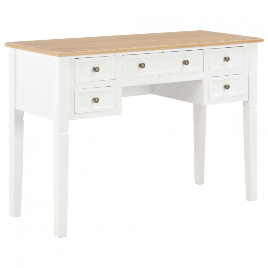 Bureau Blanc 109,5 x 45 x 77,5 cm Bois