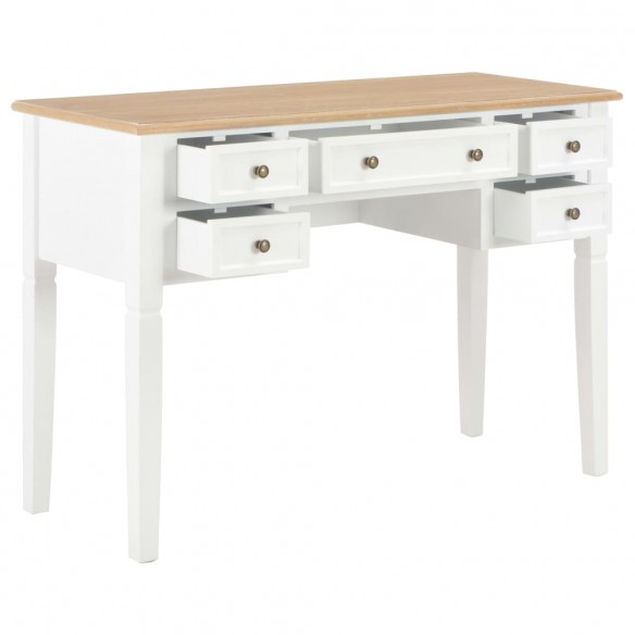 Bureau Blanc 109,5 x 45 x 77,5 cm Bois