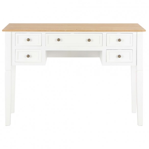 Bureau Blanc 109,5 x 45 x 77,5 cm Bois