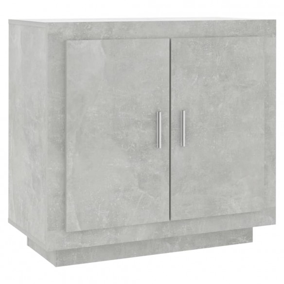 Buffet Gris béton 80x40x75 cm Bois d'ingénierie