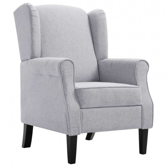 Fauteuil Gris clair Tissu