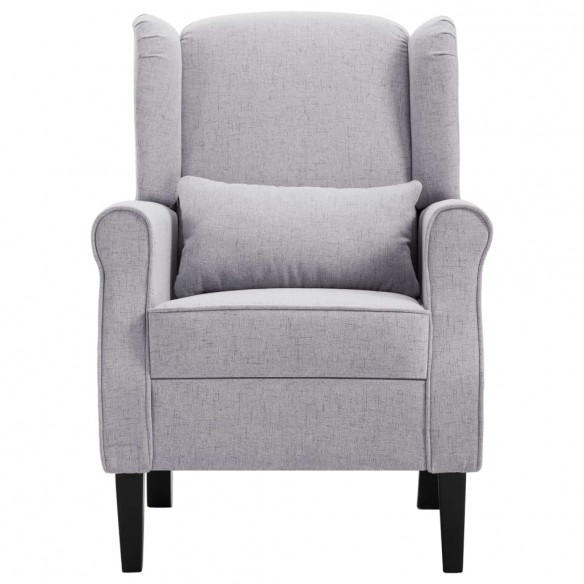 Fauteuil Gris clair Tissu