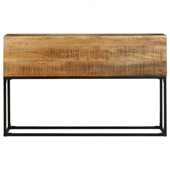 Table console 120x30x75 cm Bois de manguier brut