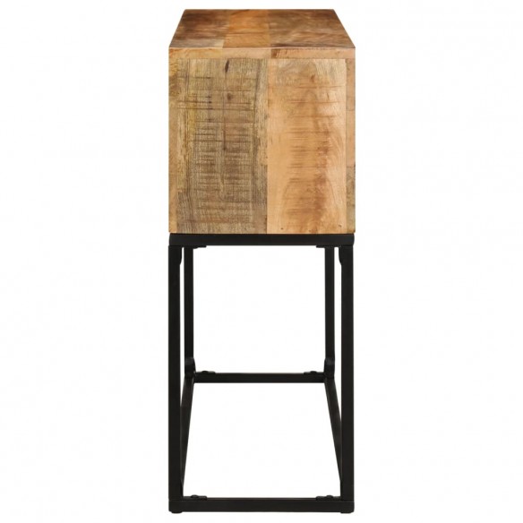 Table console 120x30x75 cm Bois de manguier brut