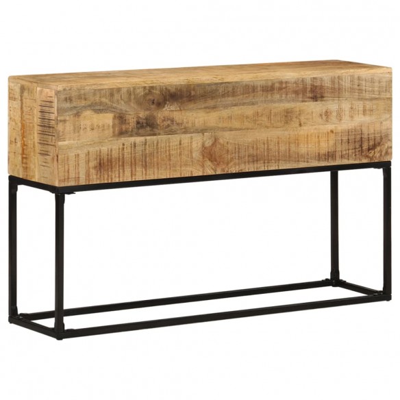 Table console 120x30x75 cm Bois de manguier brut