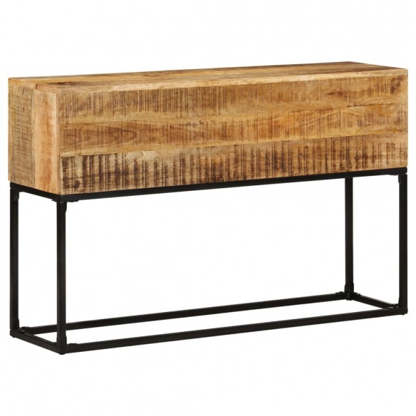 Table console 120x30x75 cm Bois de manguier brut