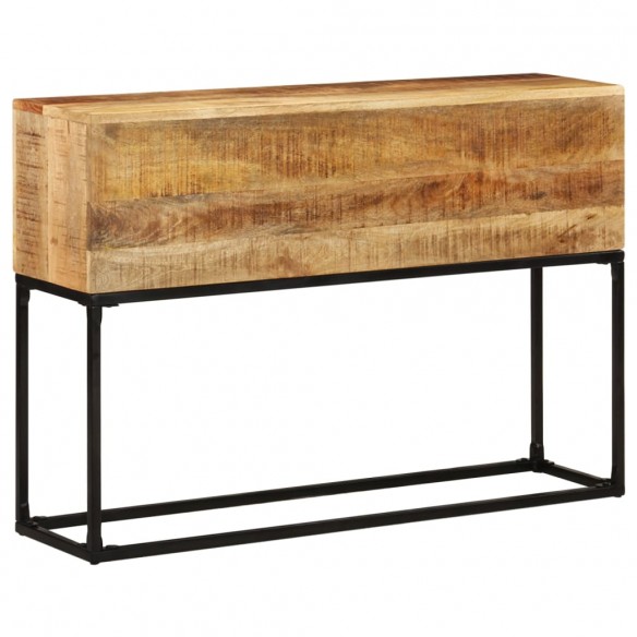 Table console 120x30x75 cm Bois de manguier brut