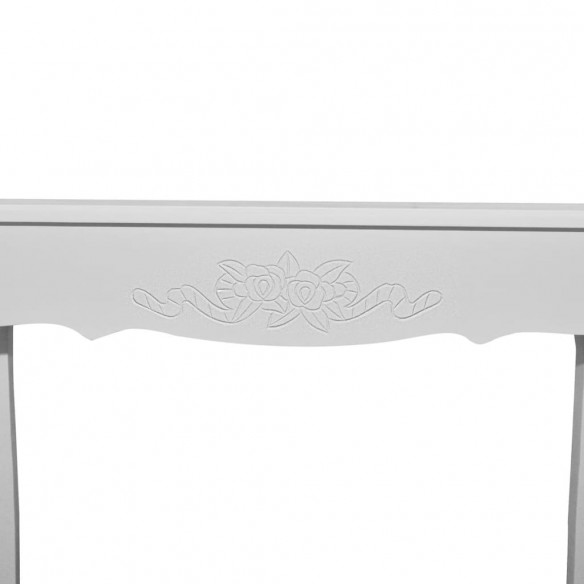 Table de console et coiffeuse Blanc