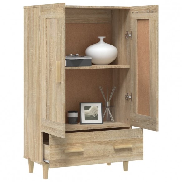 Buffet haut Chêne sonoma 70x31x115 cm Bois d'ingénierie