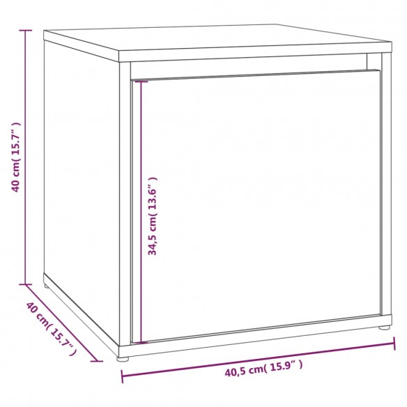 Ensemble de meubles de couloir Chêne marron Bois d'ingénierie