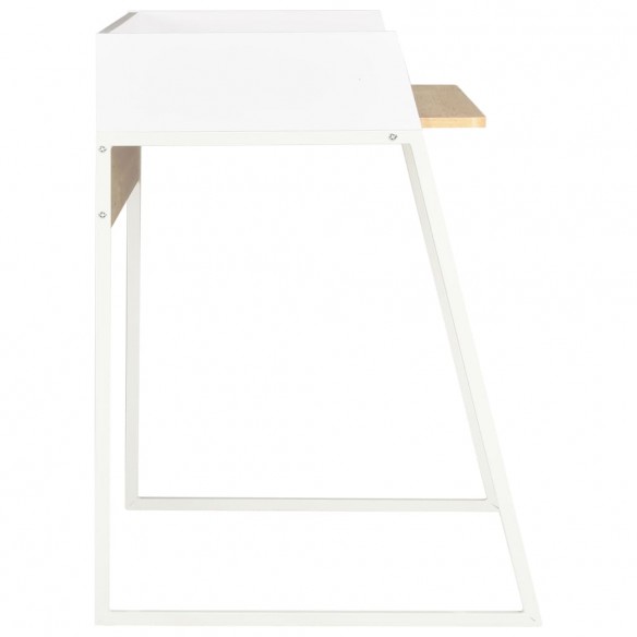 Bureau Blanc et chêne 90 x 60 x 88 cm