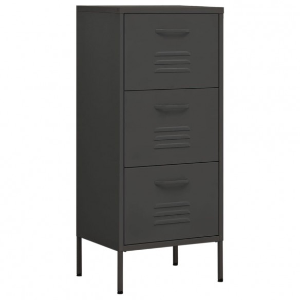 Armoire de rangement Anthracite 42,5x35x101,5 cm Acier