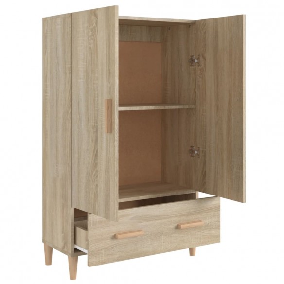 Buffet Chêne sonoma 70x31x115 cm Bois d'ingénierie