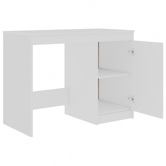 Bureau Blanc 140x50x76 cm Aggloméré