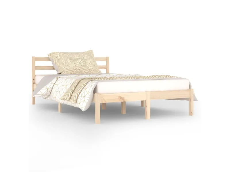 Lit Bois de pin massif 120x200 cm