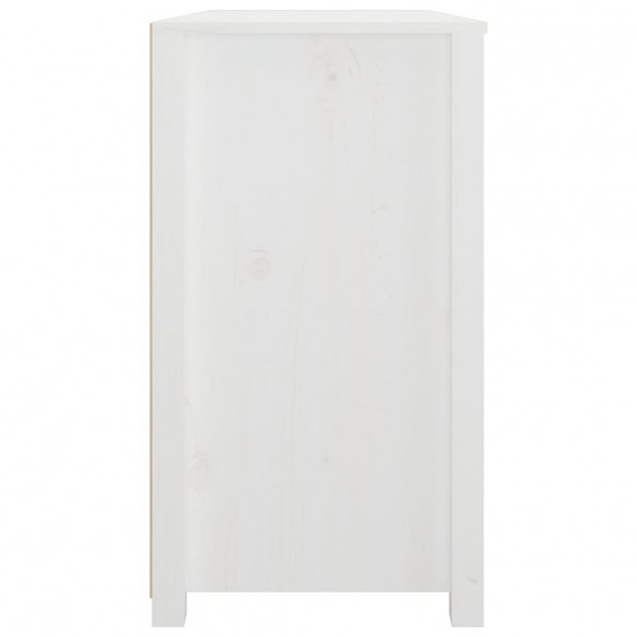 Armoire latérale Blanc 100x40x72 cm Bois de pin massif