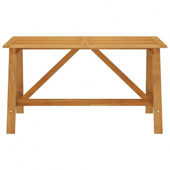 Table à dîner de jardin 140x70x73,5 cm Bois d'acacia massif