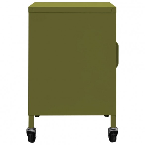 Armoire de rangement Vert olive 60x35x56 cm Acier