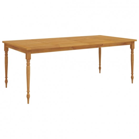 Table Batavia 200x100x75 cm Bois de teck solide