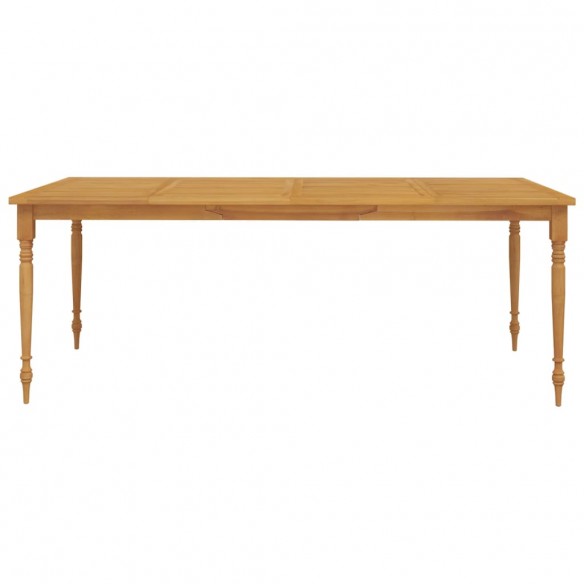 Table Batavia 200x100x75 cm Bois de teck solide