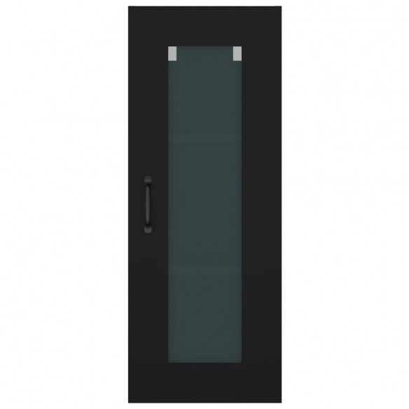 Armoire murale suspendue Noir 34,5x34x90 cm