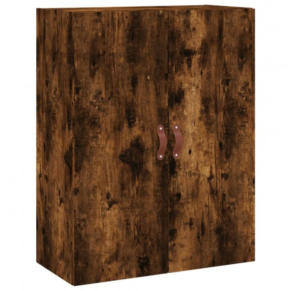 Armoire murale chêne fumé 69,5x34x90 cm