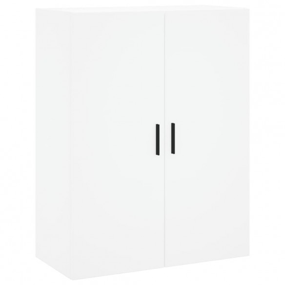 Armoire murale blanc 69,5x34x90 cm