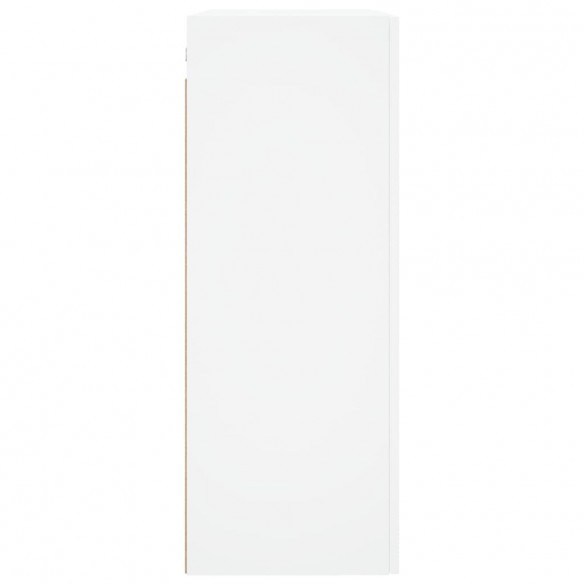 Armoire murale blanc 69,5x34x90 cm