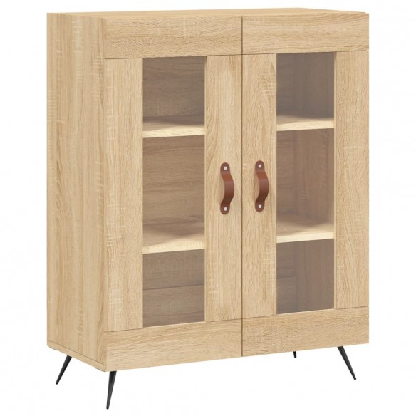 Buffet haut Chêne sonoma 69,5x34x180 cm Bois d'ingénierie