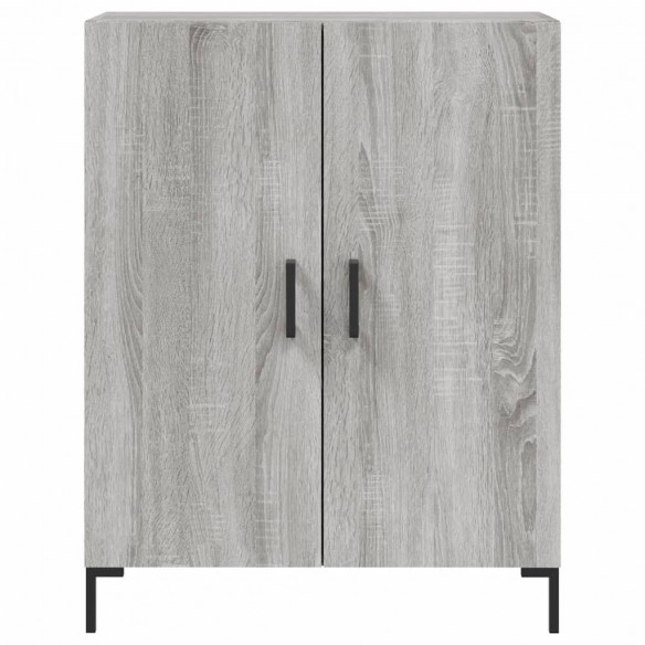 Buffet haut Sonoma gris 69,5x34x180 cm Bois d'ingénierie