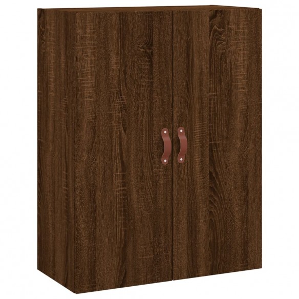 Armoire murale chêne marron 69,5x34x90 cm