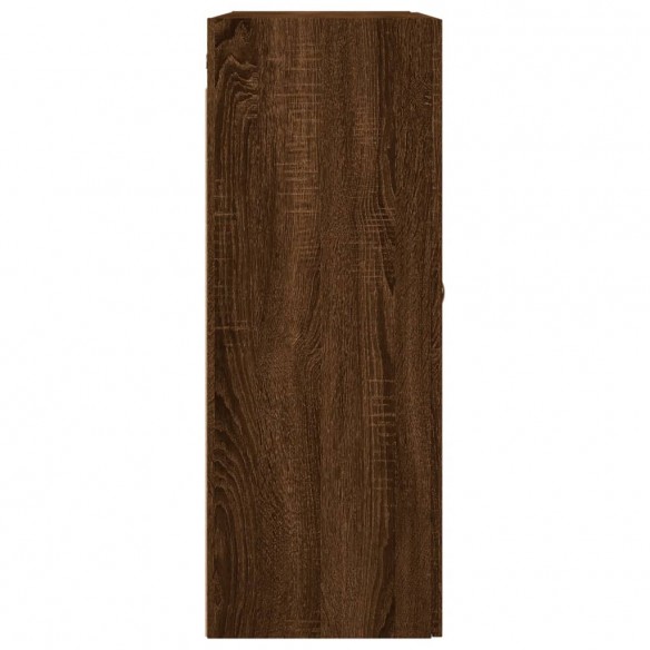 Armoire murale chêne marron 69,5x34x90 cm