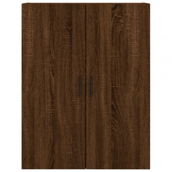 Armoire murale chêne marron 69,5x34x90 cm