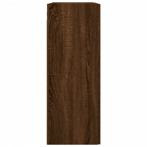 Armoire murale chêne marron 69,5x34x90 cm