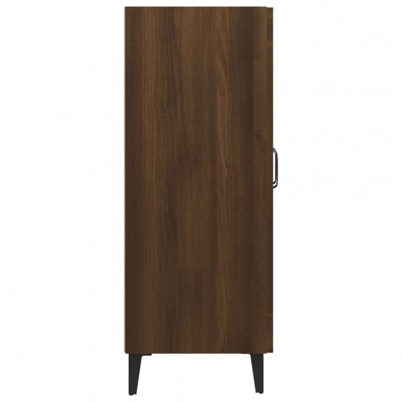 Buffet chêne marron 69,5x34x90 cm bois d'ingénierie