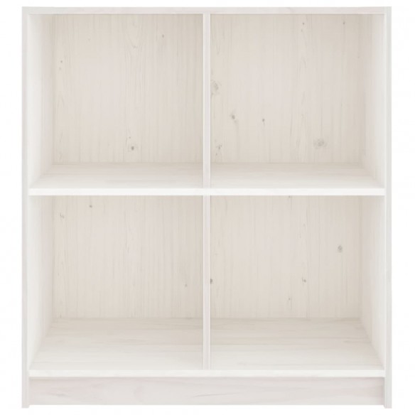 Buffet Blanc 70x33x76 cm Bois de pin massif