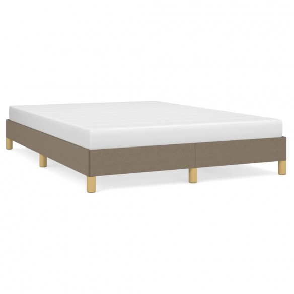 Cadre de lit Taupe 140x200 cm Tissu
