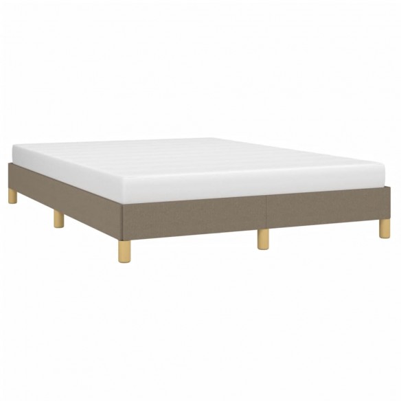 Cadre de lit Taupe 140x200 cm Tissu