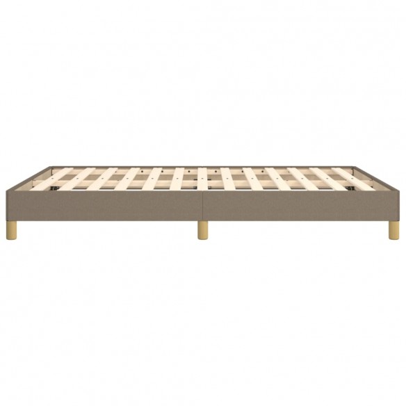 Cadre de lit Taupe 140x200 cm Tissu