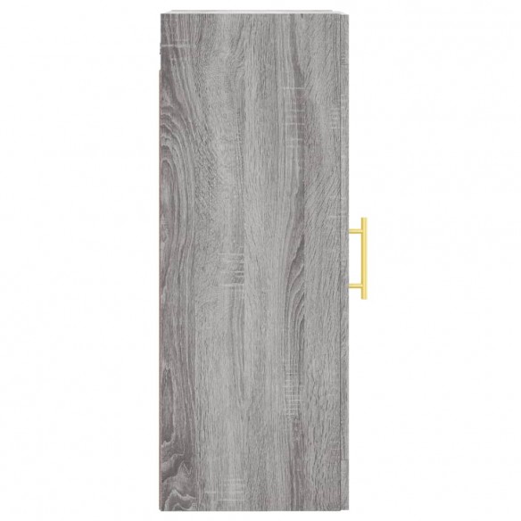 Armoire murale sonoma gris 34,5x34x90 cm bois d'ingénierie