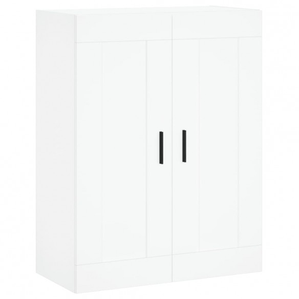 Armoire murale blanc 69,5x34x90 cm bois d'ingénierie