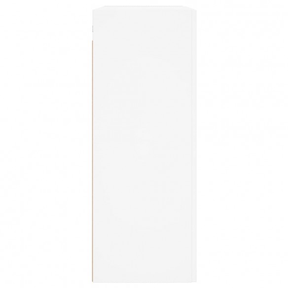 Armoire murale blanc 69,5x34x90 cm bois d'ingénierie