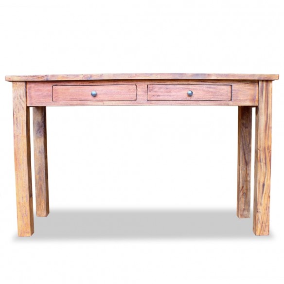 Table console Bois de récupération massif 123 x 42 x 75 cm