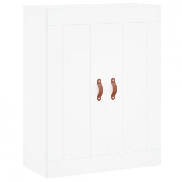 Armoire murale blanc 69,5x34x90 cm bois d'ingénierie