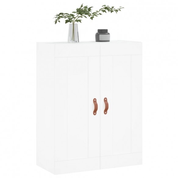 Armoire murale blanc 69,5x34x90 cm bois d'ingénierie