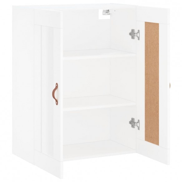 Armoire murale blanc 69,5x34x90 cm bois d'ingénierie